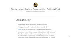Desktop Screenshot of declanmay.com
